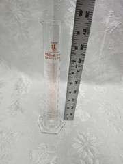 100ml Graduated Cylinder, Boro. 3.3 Glass, Single Metric, Class B SINGLE ITEM =1