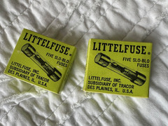 Lot of 10 Littelfuse 3AG Glass Fuses 1/4 Amp 250 Volt Slow Blow PT 1/4″ x 1-1/4″