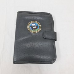 US Department of the Navy 3 Ring Planner Organizer Binder Snap Closure