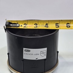 Zurn CO2450 4″ ABS Adjustable Floor Cleanout C02450-AB4 Black Drain Plug New!