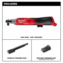 Milwaukee 3053-20 M12 FUEL 3/8 inch Ratchet Baretool NEW! Authorized USA Dealer