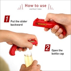 Cap Gun Beer Bottle Opener Beverage Drinking CapGun for Football Match Design
