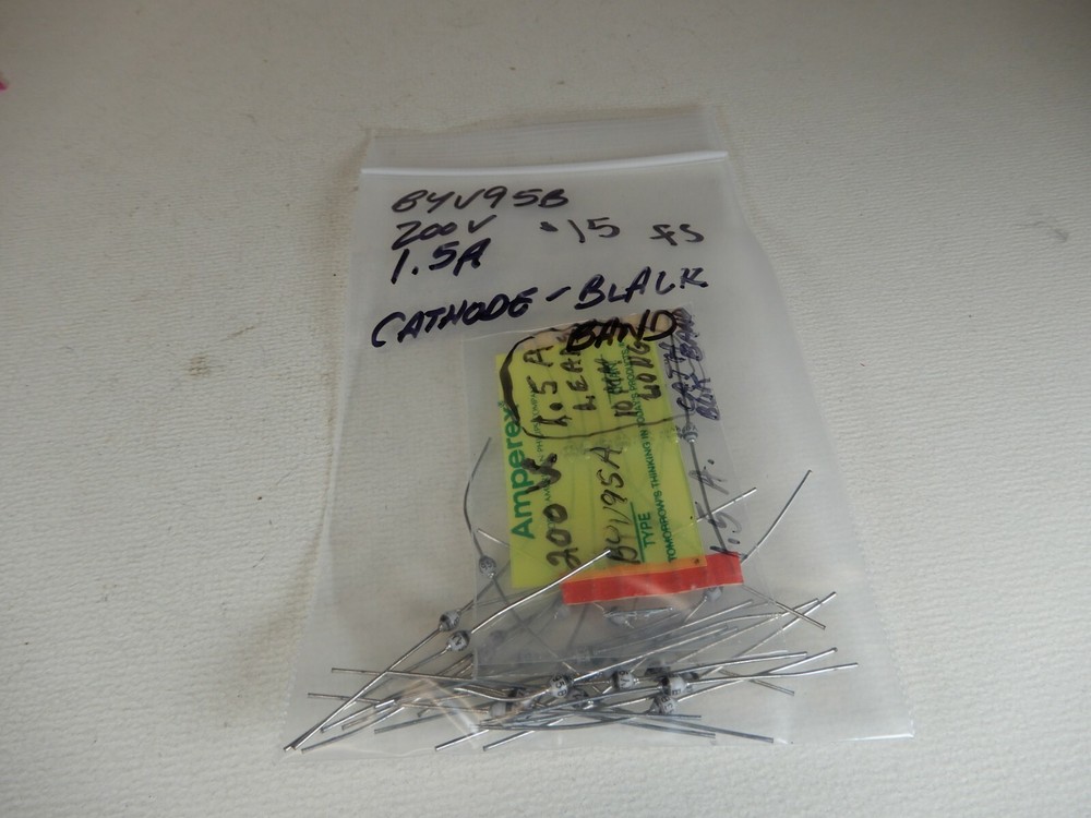 Amperex Philips BYV95B Ceramic Bead Diodes Qty 25 NOS