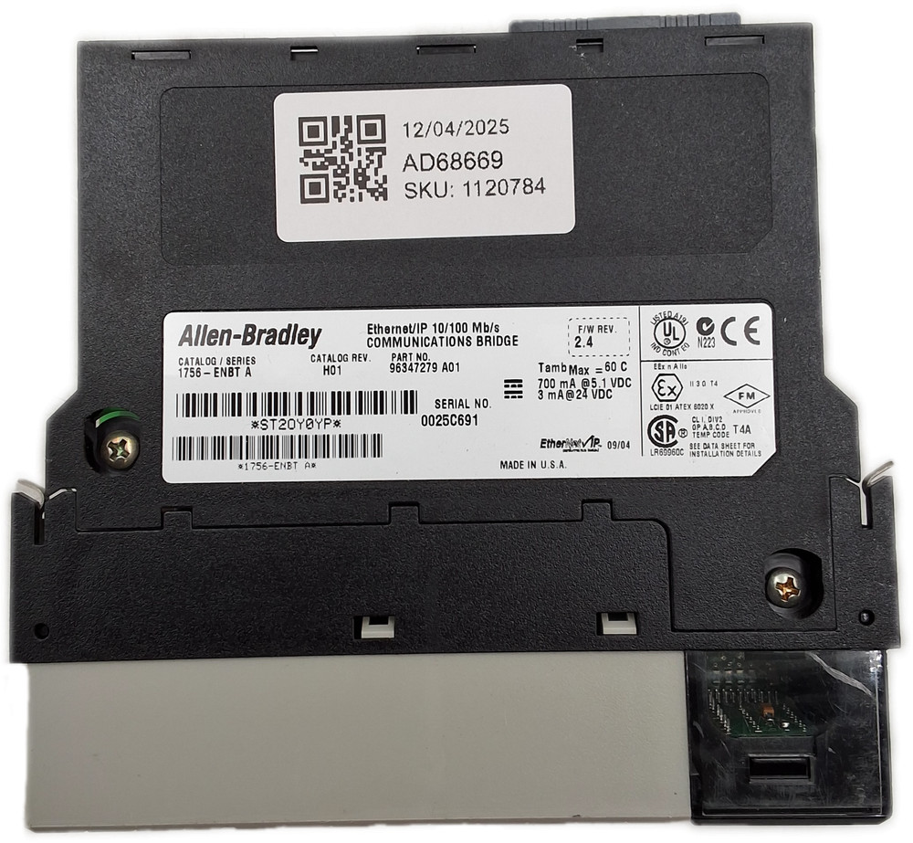 Allen-Bradley 1756-ENBT Series A ControlLogix Ethernet/IP PLC Bridge