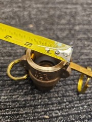 (QTY 2) PT Coupling 10B Aluminum Groove and Cam Lock Stainless Steel