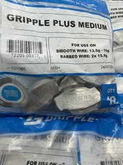 Gripple Plus Medium 100 ct Box with Flag Key-Open Box-