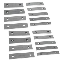 9 Pairs 1/4” Steel Parallel 6” Long 0.0002” Precision 3/4″ -1-3/4″ in Case