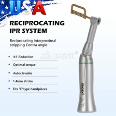 1-10Pcs Dental Ortho 4:1 Contra Angle Handpiece Interproximal Strip IPR Kit