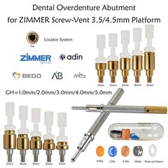 US Zest Locator Abutment for Zimmer Screw Vent 3.5/4.5 Platform and compatibles