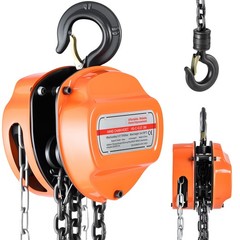 Uimoso Manual Chain Hoist 0.5T/1100 lbs Capacity 10 ft Lift w/Durable G80 Chain