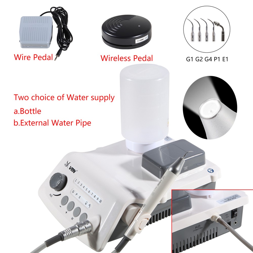 Dental Digital Control Ultrasonic Scaler with LED Detachable Handpiece VRN-A8