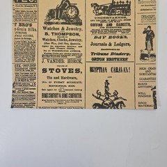 50 Qty. 6.5″ x 9.5″ Newsprint Vintage Catalog Design Paper Shopping Bags