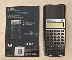 HP 10bll Financial Calculator Excellent Condition W/Original Packaged User Guide