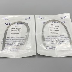 Dental Ortho Arch Wire Thermal Activated Niti Round Rectangular Natural Form