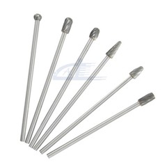 6pc 1/4″ Tungsten Rotary Carbide Burr Bits Aluminum Bur 6″ Long Shank Single Cut