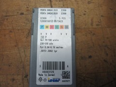 1pc Iscar PENTA 24N247J020 IC908 2.47mm carbide grooving/cutoff inserts