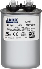 Oval Motor Run Capacitor 20 mfd 370V 20uf VAC Volt