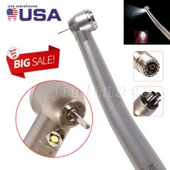 Dental Self Power LED Handpiece High Speed Turbine 2 4 Hole Midwest NSK Style