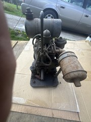 Briggs And Stratton GAS ENGINE Generator Old Motor NO SHIPPING central Illinois