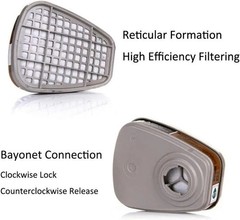10Pairs 6001cn Organic Vapor Respirator Filter Cartridge For 6800 6200 Gas mask