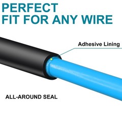 1/2 Inch12.7mm Heat Shrink Tubing – 10 Ft 3:1Ratio Waterproof Heat Shrink Tub…