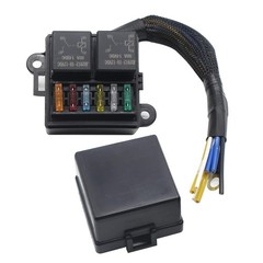 Pre-Wired Fuse Relay Box, 2 4-Pin 80A Relay Slots and 6 ATC/ATO Fuse Holder, …