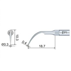 Woodpecker Ultrasonic Scaler Tips Kit Scaling Tip Assorted Fits EMS G1 G2 G4 P1