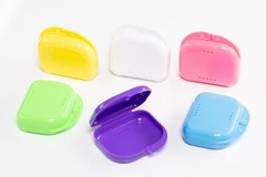 120 Sealed Assorted Dental Retainer Boxes Denture Case Containers Box (10 Box)