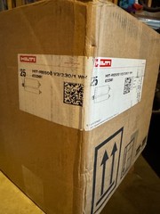Case of 25 Hilti adh RE500-V3 330m1 Injectable Epoxy Mortar 11.1 oz Exp 1/31/26