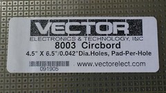 Vector 8003 Protoboard PCB 4.50″ × 6.50″ – New Sealed Lot of 3
