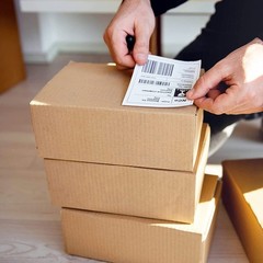 500/Roll 4″x6″ Direct Thermal Shipping Labels For Zebra LP2844 ZP450 2-40 Rolls