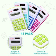 Yunsailing 48 Pcs Pocket Calculator Bulk Small 4 Function Battery Powered Cal…