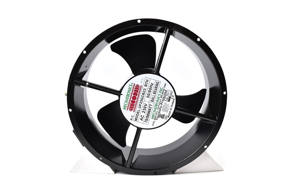 Mechatronics UF25GCB23-BTH AC Fan Axial Ball Bearing 230V 812CFM 65dB 254x89mm