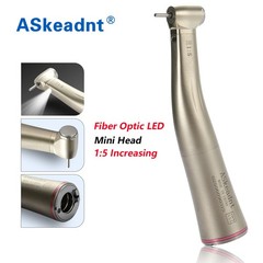Dental 1:5 LED Fiber Optic Contra Angle Handpiece / 1:5 Cartridge Rotor Canister
