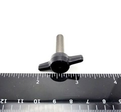 1/4-20 x 1″ Thumb Screw T Bolts Black Butterfly Tee Wing Plastic Clamping Knob