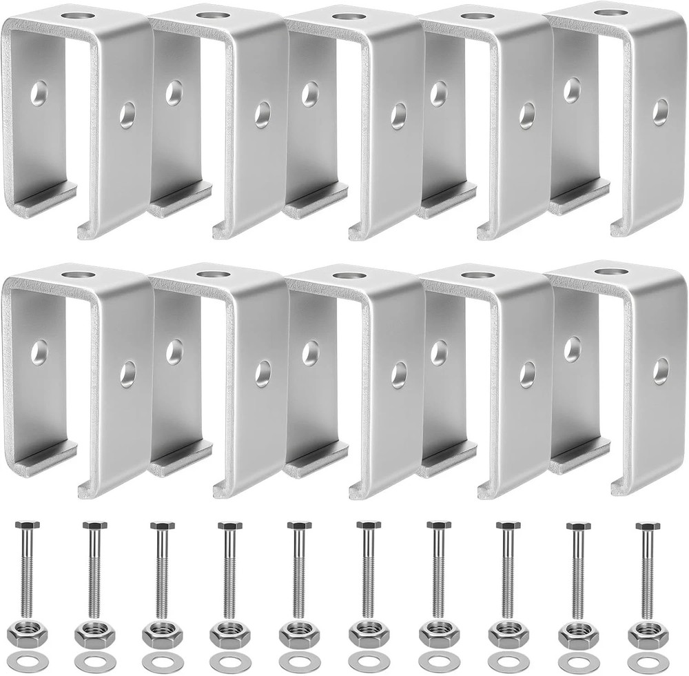 20 Pack Heavy-Duty Channel Trolley Track Hanger Bracket for UNISTRUT Strut Chann