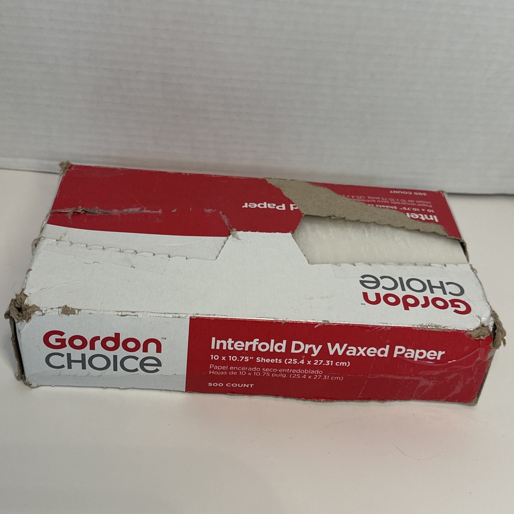Gordon Choice Deli Wax Paper Bakery Wax Paper, 10″ X 10.75″ Pack of 500 Sheets