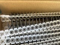2 Hitachi Super Drive 6x 1-1/4″ Automatic Feeding Drywall Collated Screws 17202