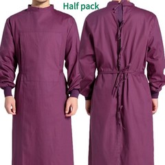 Medical Pure Cotton Surgical Gown Dentist Sterile Operating Room Overalls
