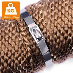 100-1500mm Length Stainless Steel Cable Tie Zip Tie Wraps 304 Grade Strong Metal