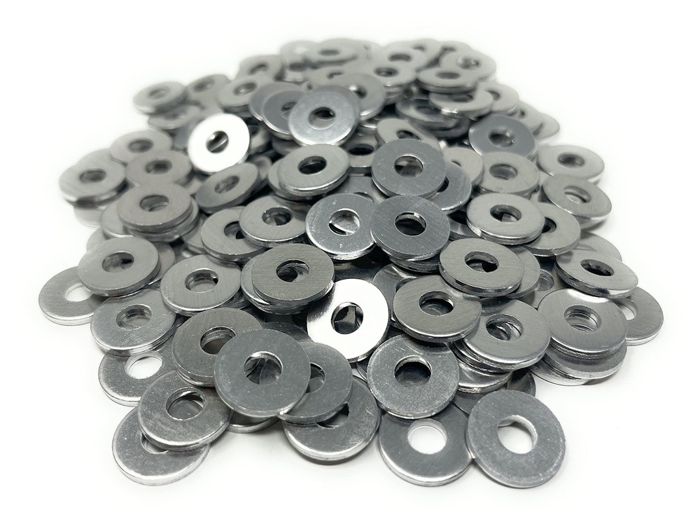 Metal Magery Aluminum Backup POP Rivet Washers for 3/16″ 0.5 inches, Silver