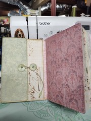 Handcrafted Pink & Green Floral Journal, Planner, Notebook, Album