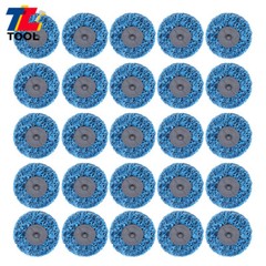 25 Pack 3 Inch Quick Change Easy Strip & Clean Discs Fit For Paint Rust