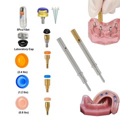 US Dental Locator Abutment Male Caps Kit Fit Hiossen Nobel Zimmer Implant System