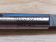 BOX OF 12 R&N 1/2-20 3 FLUTE GH5 SPIRAL POINT PLUG TAP 102C #44345