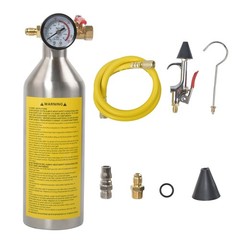 AC Flush Kit Automotive Air Conditioner System Clean Canister Flushing Gun Tool~