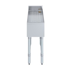 AmGood 12 in. x 22 in. Stainless Steel Underbar Drainboard