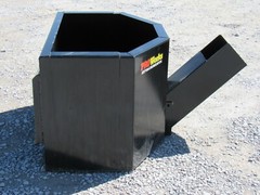 5/8 Cubic Yard Concrete Dispensing Bucket Attachment Fits Skid Steer Loader