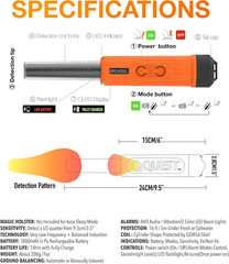 New Xpointer Max with Magic Holster Pinpointer Discrimating Pinpointer Waterpro