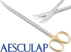 AESCULAP BC263R Metzenbaum Wavecut Dissecting Scissors TC Tungsten Carbide 7″